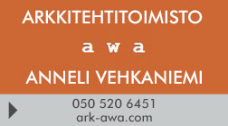 Arkkitehtitoimisto AWA - Anneli Vehkaniemi logo